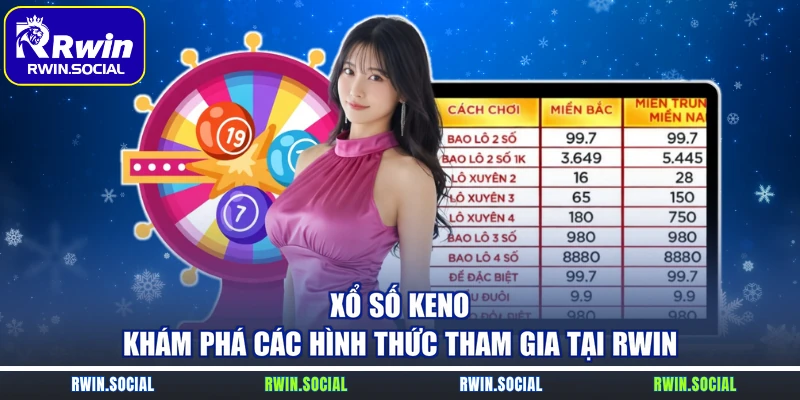 Xổ Số Keno – Khám Phá Các Hình Thức Tham Gia Tại RWin